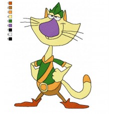 Nature Cat 03 Embroidery Design